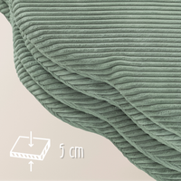 "Bloomy Mat" Spielmatte 115x115x5cm mit Cord-Bezug