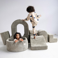 "Dreamy Castle" Indoor Spielplatz-Set mit kleinem Bällebad & 150 Bällen