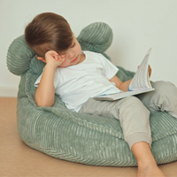 "Huggy Bear" Sitzsack mit Ohren für Kinder 68x45cm