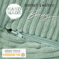 "Huggy Bear" Sitzsack mit Ohren für Kinder 68x45cm