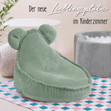 "Huggy Bear" Sitzsack mit Ohren für Kinder 68x45cm
