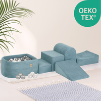 "Mini Castle" Indoor Spielplatz-Set mit Mini-Bällebad & 100 Bällen