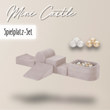 "Mini Castle" Indoor Spielplatz-Set mit Mini-Bällebad & 100 Bällen