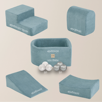 "Mini Castle" Indoor Spielplatz-Set mit Mini-Bällebad & 100 Bällen