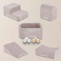 "Mini Castle" Indoor Spielplatz-Set mit Mini-Bällebad & 100 Bällen