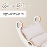 "Mini Rocker" 2in1  Kletterbogen & Wippe mit Kissen 75x39x40cm