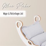 "Mini Rocker" 2in1  Kletterbogen & Wippe mit Kissen 75x39x40cm