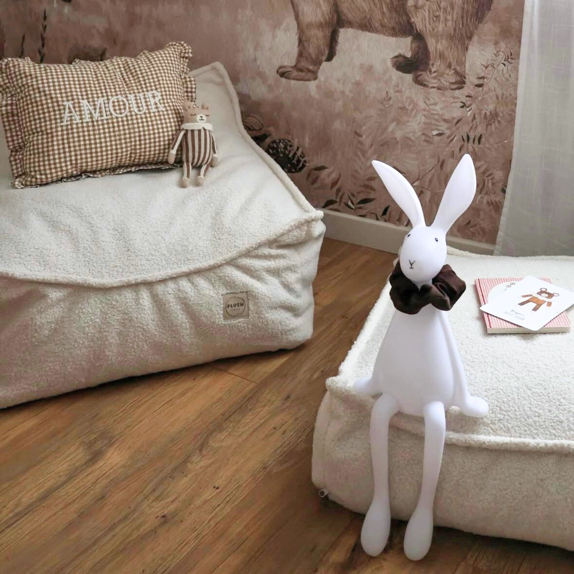 "Woolly Puff" Bodenkissen 60x60x20cm