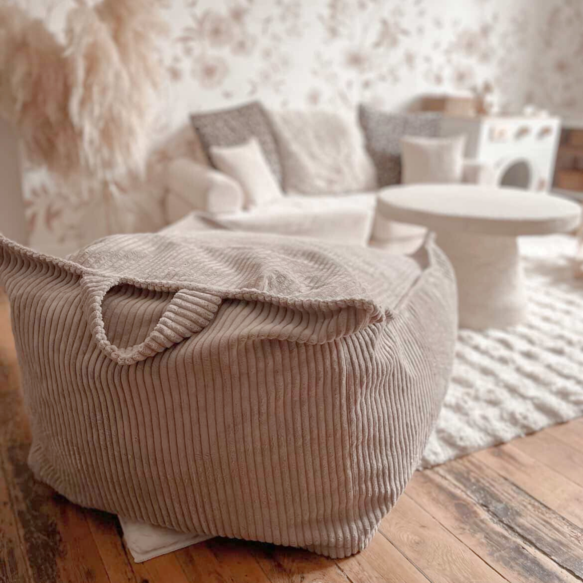 "Puffy Nest" Kinder-Sitzsack 67x77x50cm mit Schaumstoff-Füllung