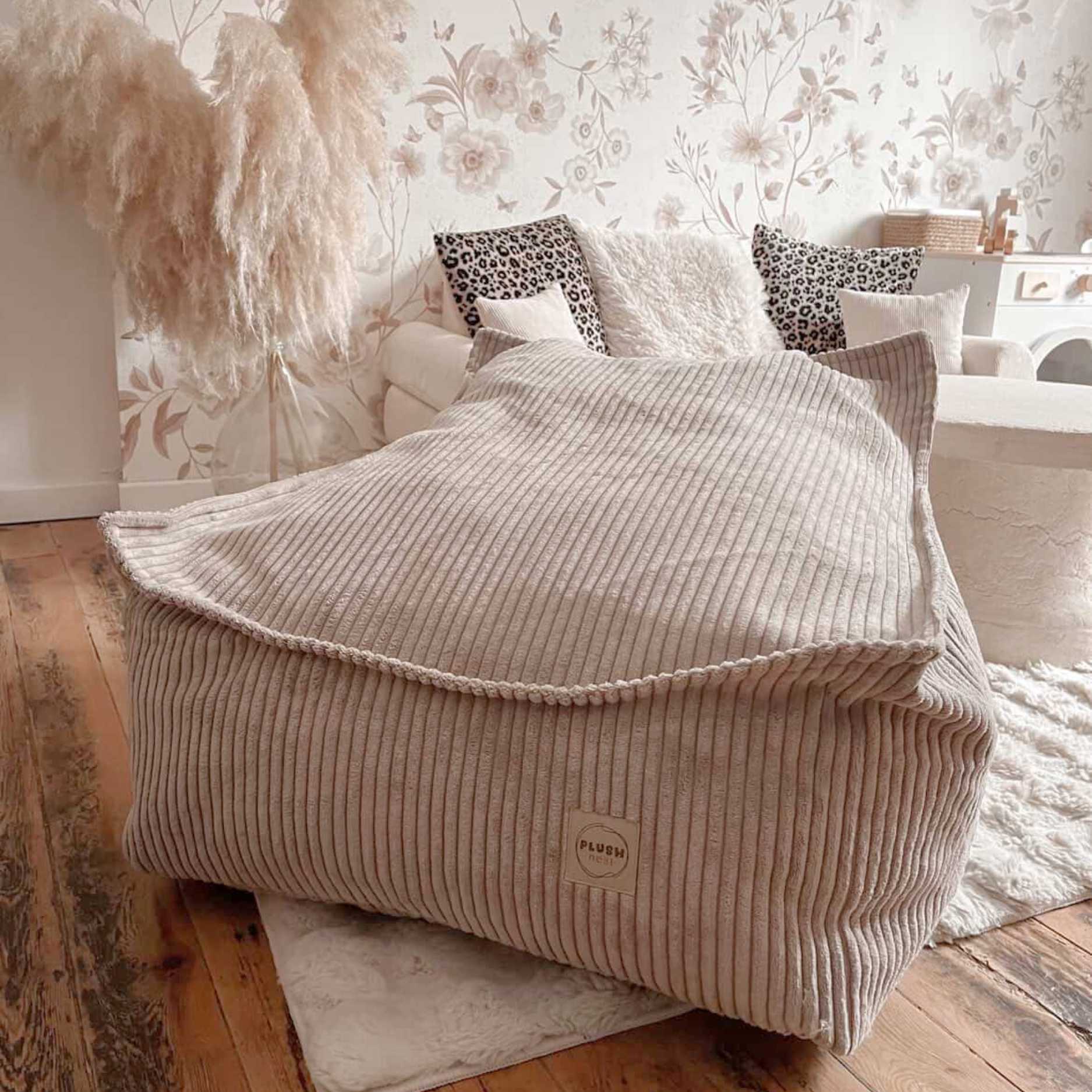 "Puffy Nest" Kinder-Sitzsack 67x77x50cm mit Schaumstoff-Füllung