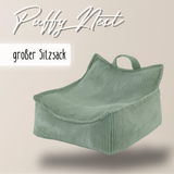 "Puffy Nest" Kinder-Sitzsack 67x77x50cm mit Schaumstoff-Füllung