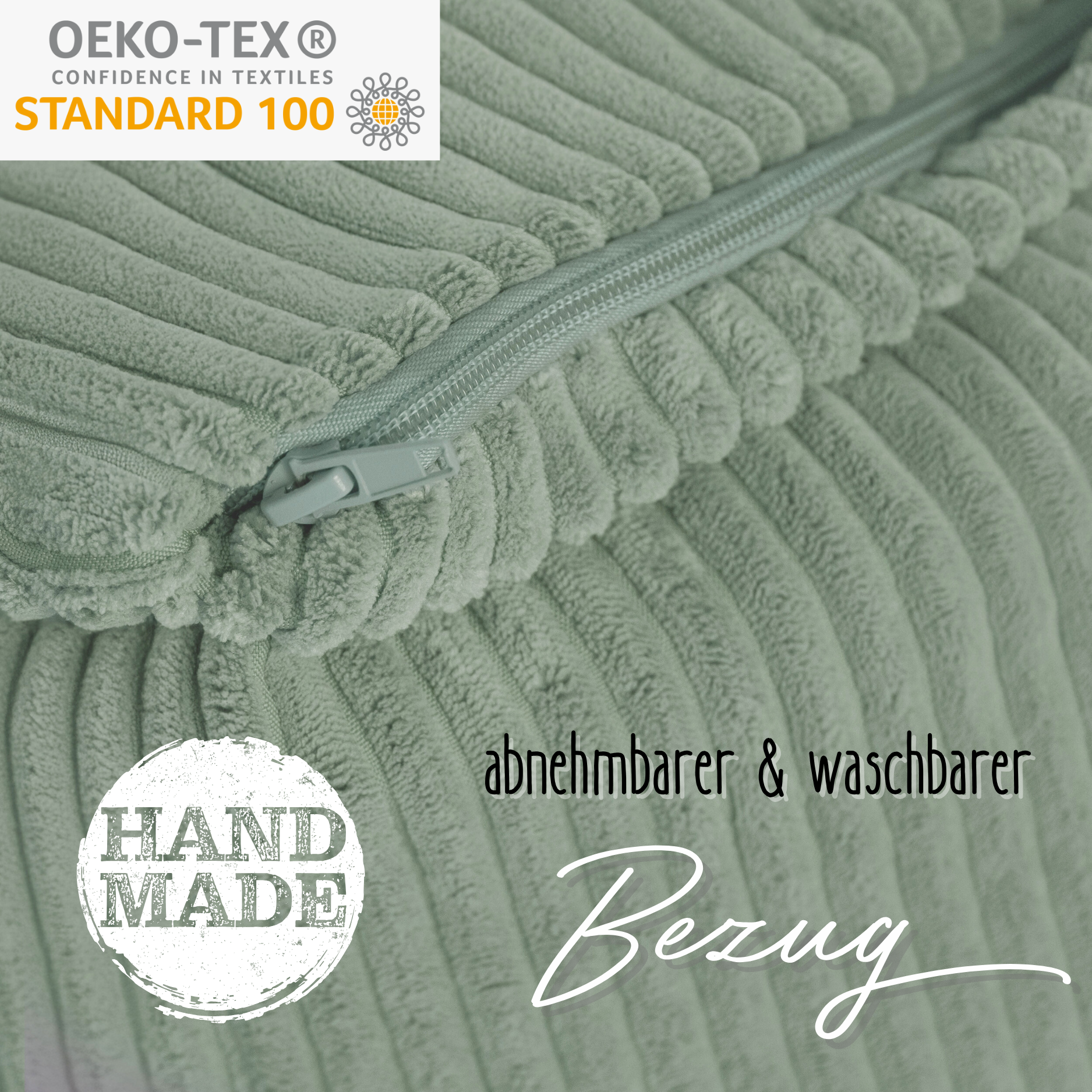 "Puffy Nest" Kinder-Sitzsack 67x77x50cm mit Schaumstoff-Füllung