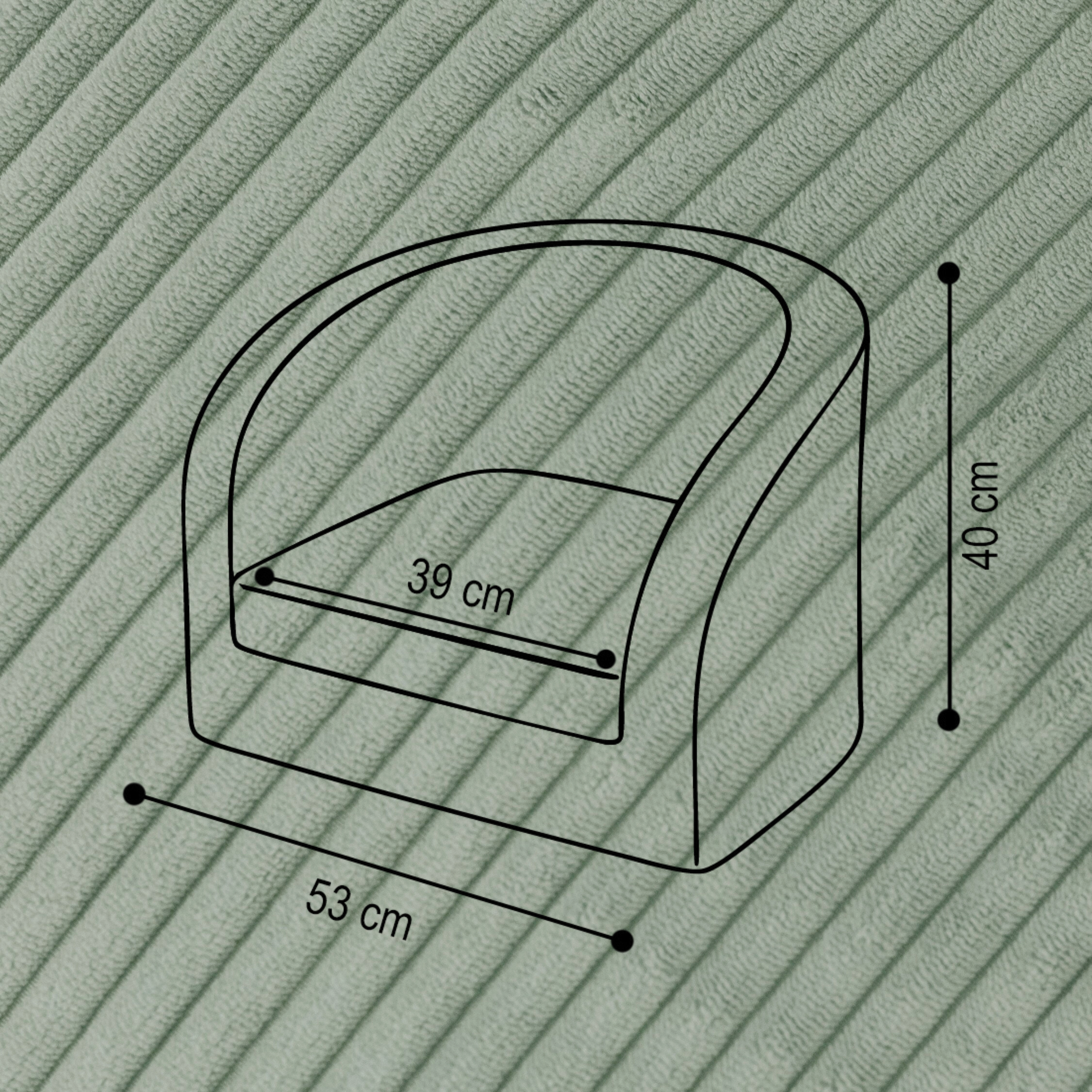 "Cuddle Chair" Kinder-Sessel 53x40cm