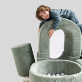 "Dreamy Castle" Indoor Spielplatz-Set mit kleinem Bällebad & 150 Bällen