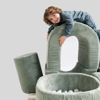 "Dreamy Castle" Indoor Spielplatz-Set mit kleinem Bällebad & 150 Bällen