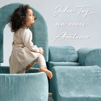 "Dreamy Castle" Indoor Spielplatz-Set mit kleinem Bällebad & 150 Bällen