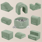 "Dreamy Castle" Indoor Spielplatz-Set mit kleinem Bällebad & 150 Bällen