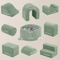 "Dreamy Castle" Indoor Spielplatz-Set mit kleinem Bällebad & 150 Bällen