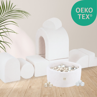 "Woolly Castle" Indoor Spielplatz Set mit kleinem Bällebad & 150 Bällen