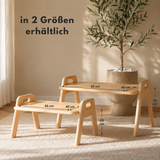 Montessori Bodentisch aus massivem Buchenholz