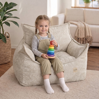 "Chenille Throne" bequemer Kinder-Relaxsessel 80x73x58cm