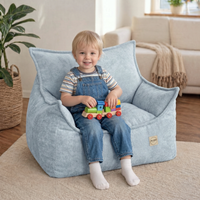 "Chenille Throne" bequemer Kinder-Relaxsessel 80x73x58cm