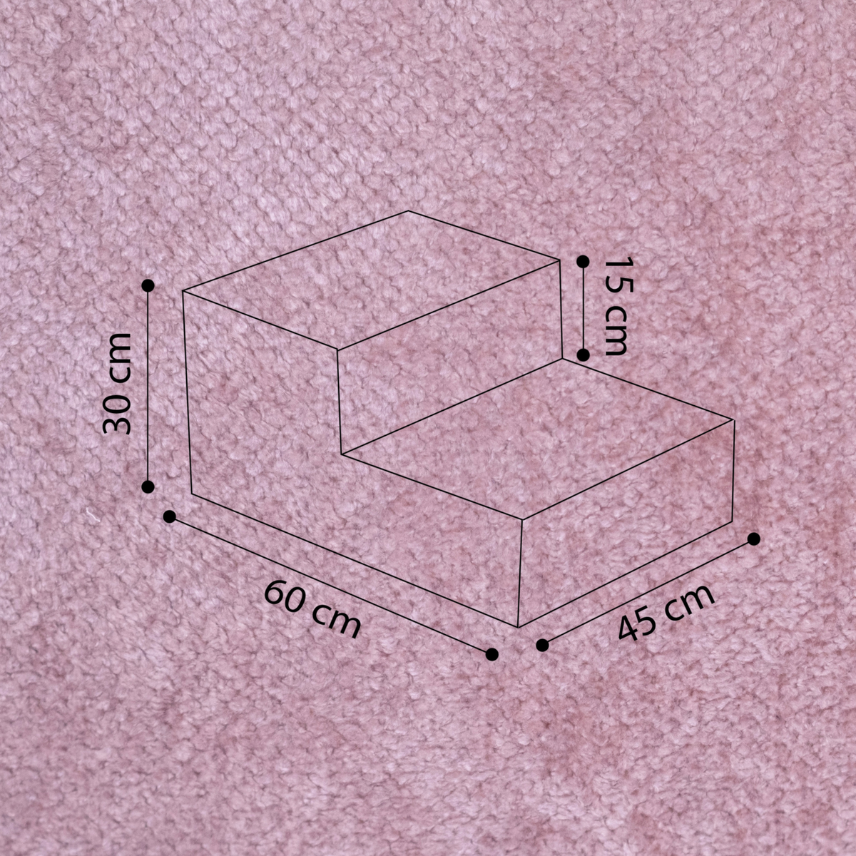 "Nilly Step" Treppe für Bällebäder 60x45x30cm