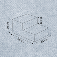 "Nilly Step" Treppe für Bällebäder 60x45x30cm