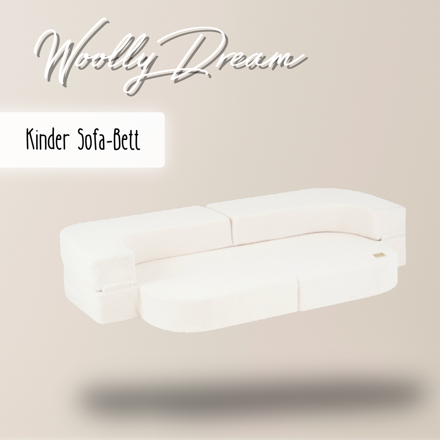 "Woolly Dream" Sofabett für Kinder 170×120 cm