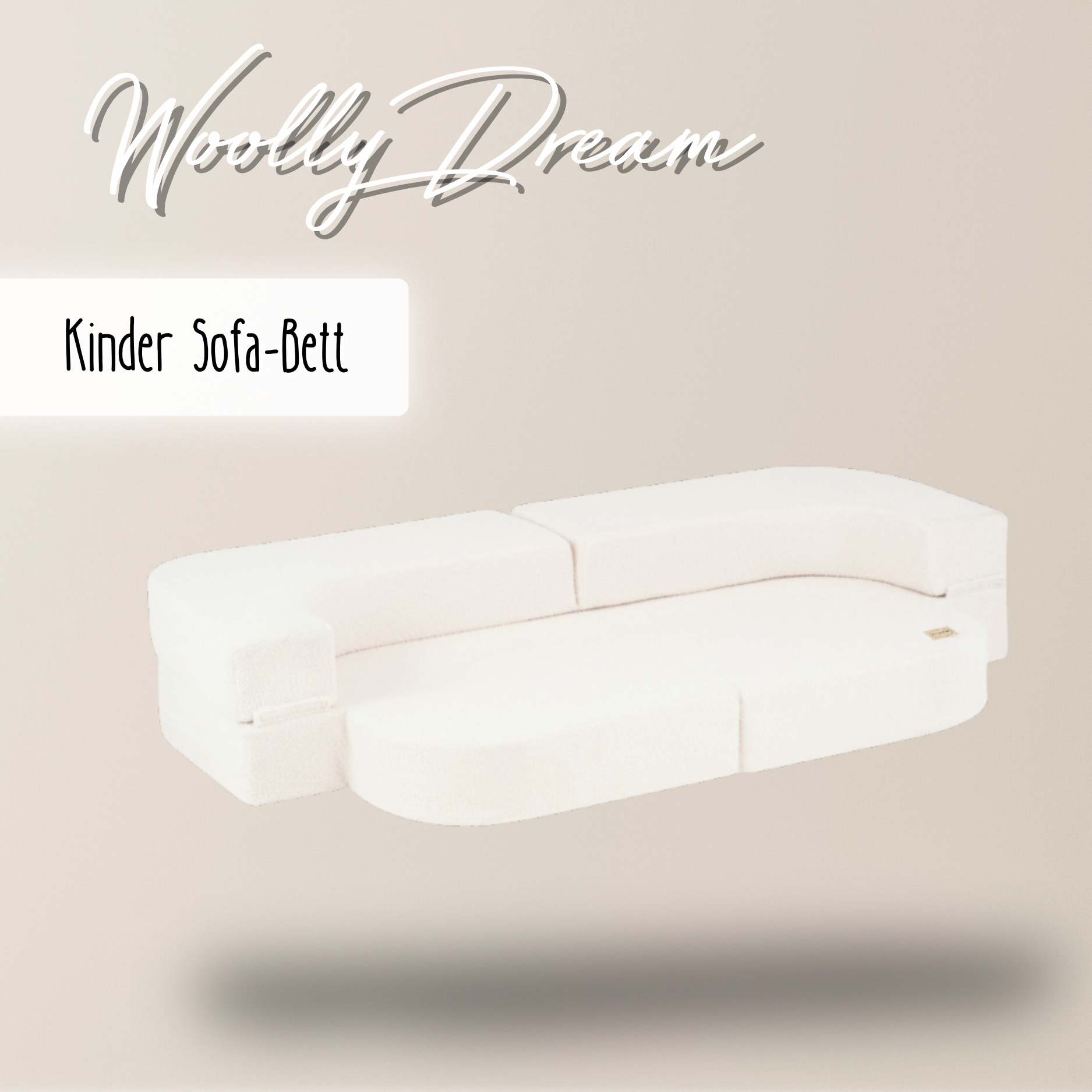 "Woolly Dream" Sofabett für Kinder 170×120 cm