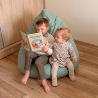 "Sunny Seat" Wasserfester Kinder-Sitzsack 80x85cm für drinnen & draußen