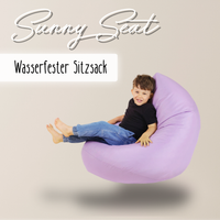 "Sunny Seat" Wasserfester Kinder-Sitzsack 80x85cm für drinnen & draußen