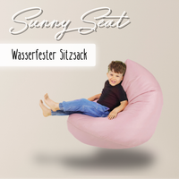 "Sunny Seat" Wasserfester Kinder-Sitzsack 80x85cm für drinnen & draußen