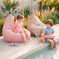 "Sunny Seat" Wasserfester Kinder-Sitzsack 80x85cm für drinnen & draußen