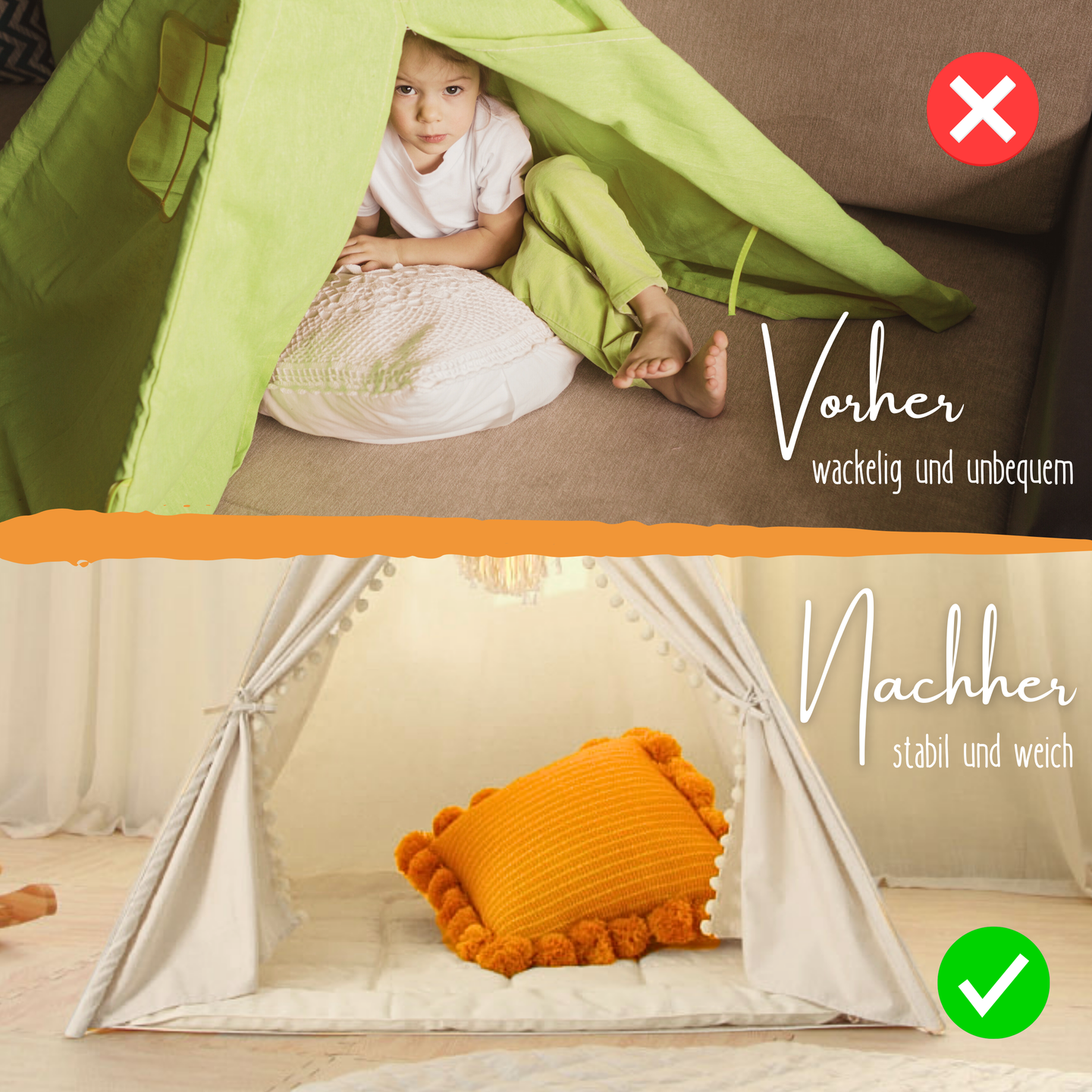 Tipi-Matte – 120x120 cm