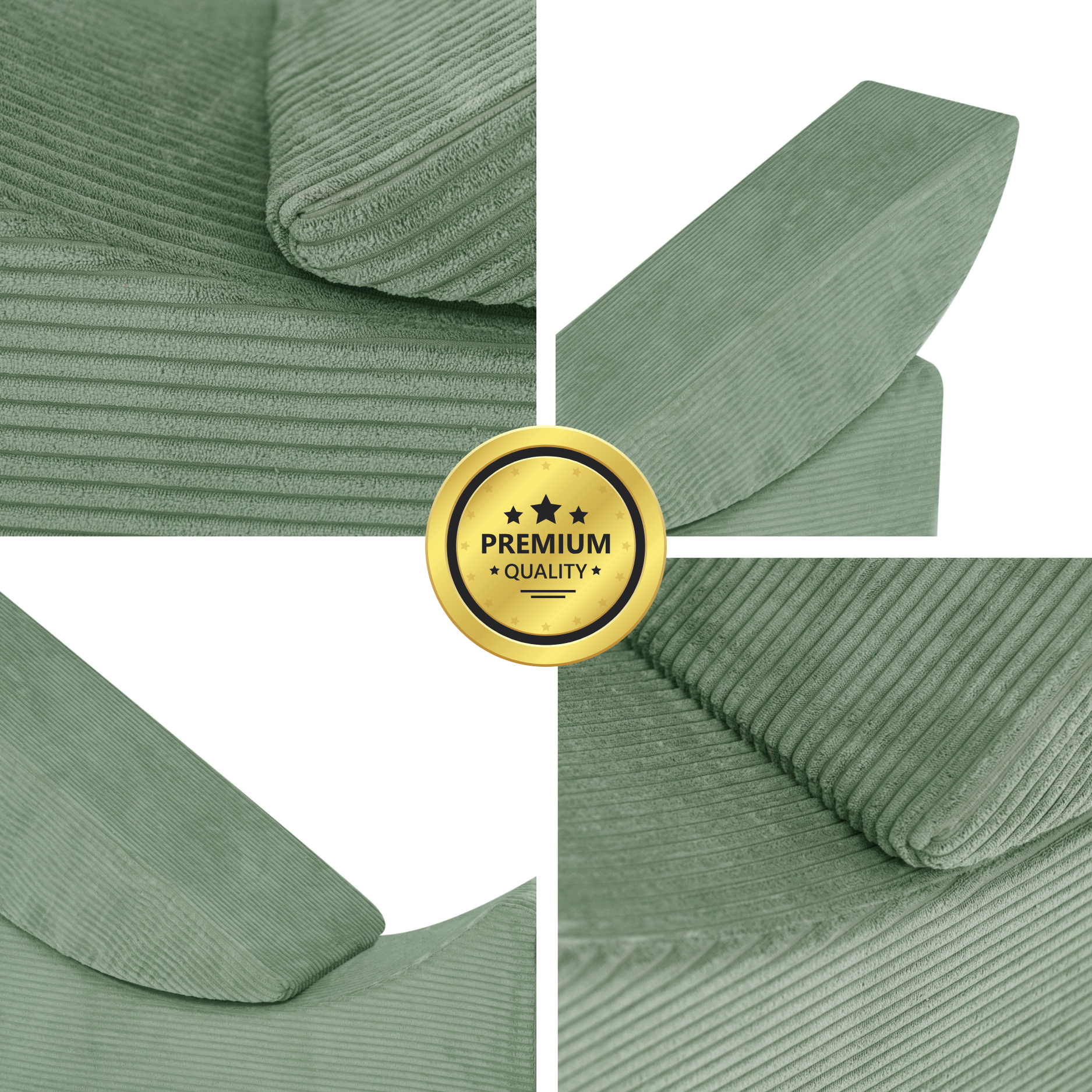 "Moon Lounger" Modularer Kinder-Chaiselongue 145×35×45cm