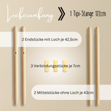 Tipi Stange (1 Stück)