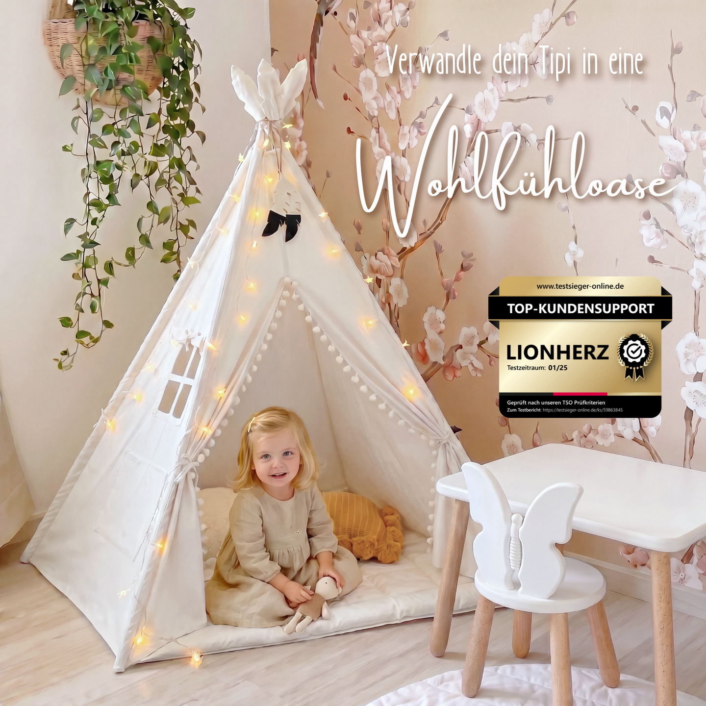 Tipi-Matte – 120x120 cm
