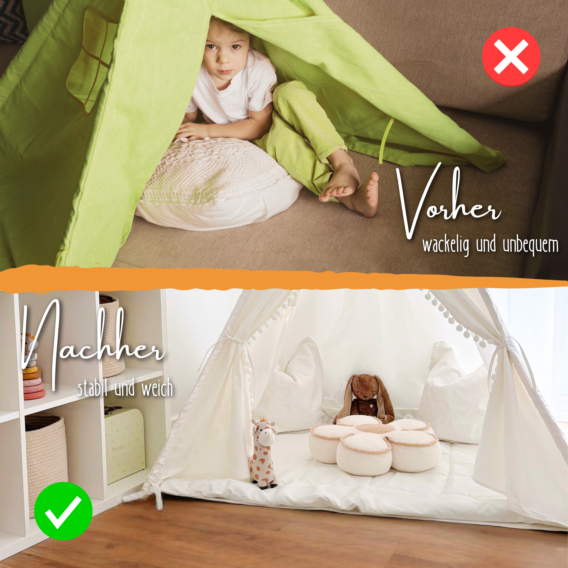 Tipi-Matte – 120x120 cm