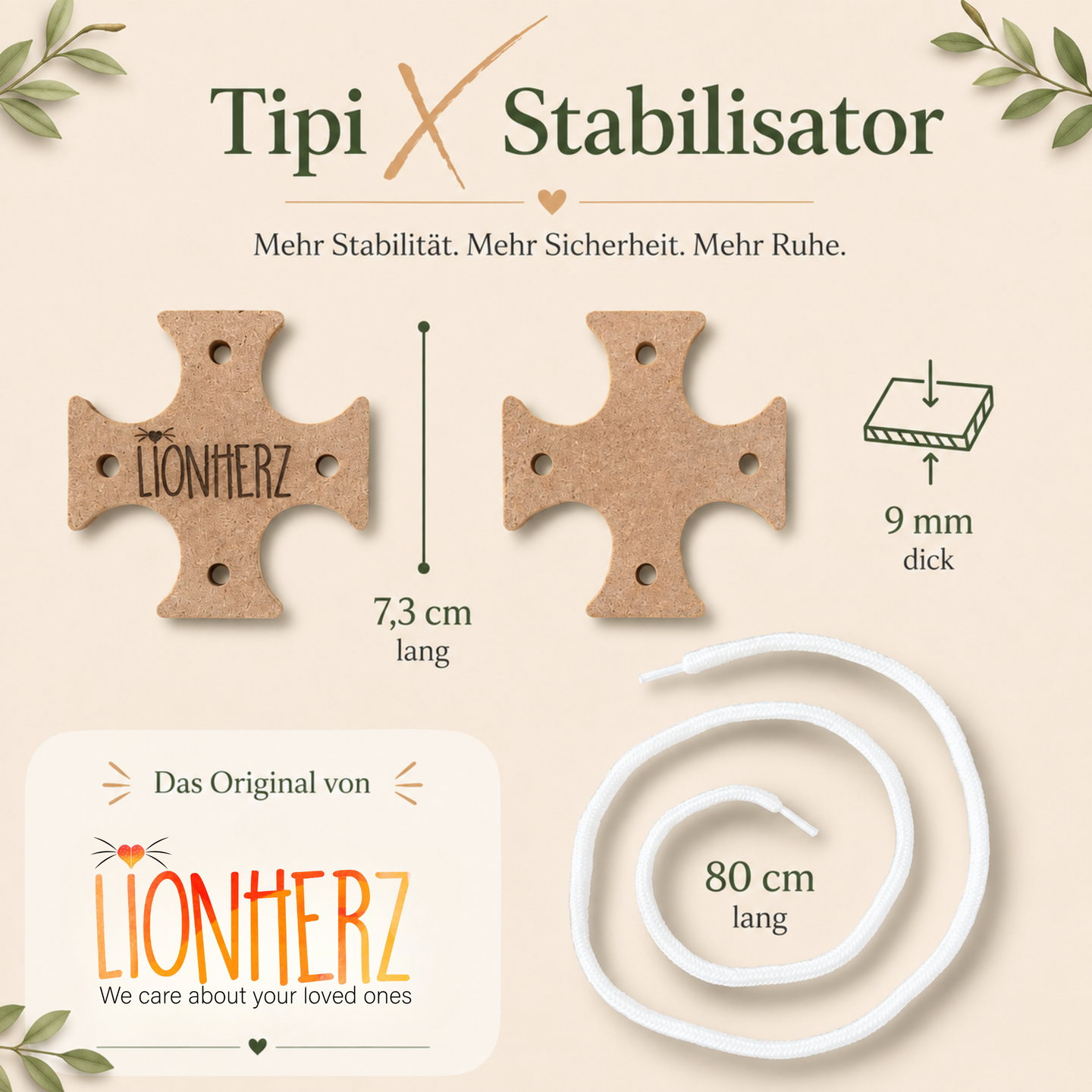 Tipi X Tent Stabilizer [Anti-Collapse System]