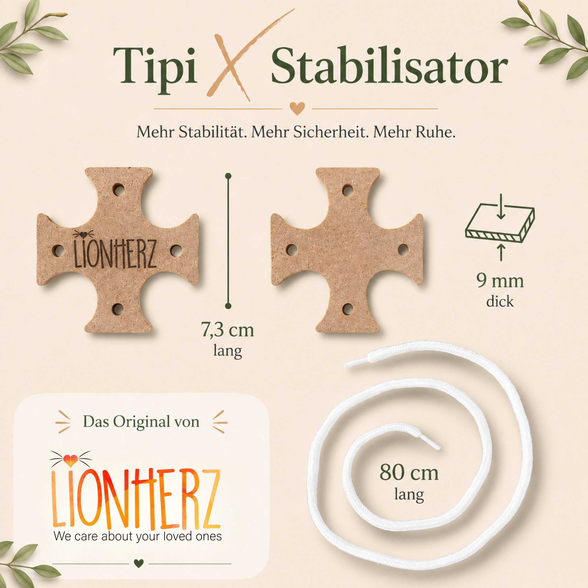 Tipi X Tent Stabilizer [Anti-Collapse System]