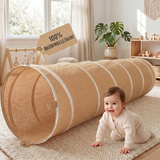 Spieltunnel aus Baumwolle/Hanf, passend zu den Spielzelten, 180x46cm