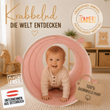 Spieltunnel aus Baumwolle/Hanf, passend zu den Spielzelten, 180x46cm