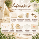 Tipi Kinderzelt aus 100% Baumwolle 150x120cm