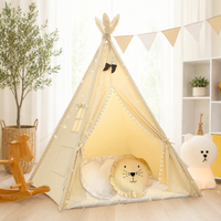 Tipi Kinderzelt aus 100% Baumwolle 150x120cm