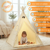 Tipi Kinderzelt - 100% Baumwolle