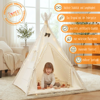 Tipi Kinderzelt - 100% Baumwolle