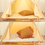 Tipi Kinderzelt - 100% Baumwolle