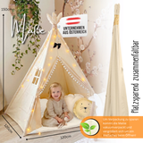 Tipi children's tent - 100% cotton