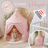 Play tent - breathable made of cotton &amp; hemp